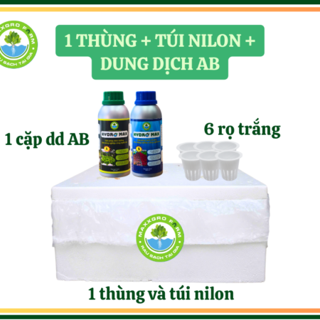 Kit 1 thùng trồng - có AB